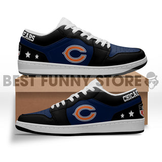 Gorgeous Simple Logo Chicago Bears Low Jordan Shoes