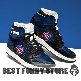 Camo Logo Chicago Cubs Jordan Sneakers