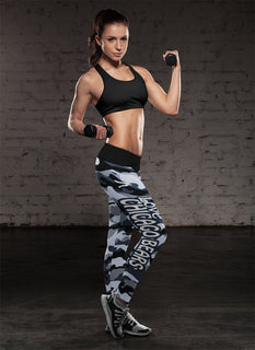 Camo Sporty Trending Fashion Fabulous Chicago Bears Leggings