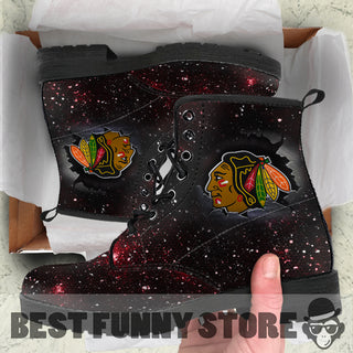 Art Scratch Mystery Chicago Blackhawks Boots