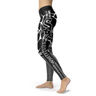 Cool Air Lighten Attractive Kind Chicago White Sox Leggings