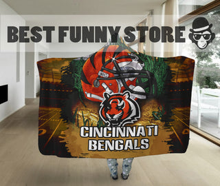 Special Edition Cincinnati Bengals Home Field Advantage Hooded Blanket