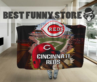 Special Edition Cincinnati Reds Home Field Advantage Hooded Blanket