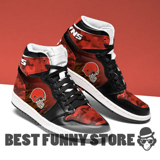Camo Logo Cleveland Browns Jordan Sneakers