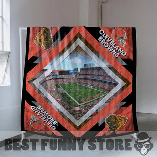 Pro Cleveland Browns Stadium Quilt For Fan