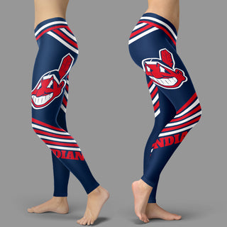 Straight Cute Beautiful Attractive Cleveland Indians Leggings
