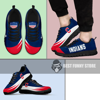 Awesome Gift Logo Cleveland Indians Sneakers