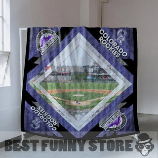 Pro Colorado Rockies Stadium Quilt For Fan