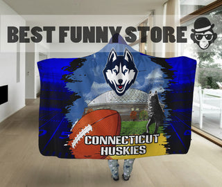 Special Edition Connecticut Huskies Home Field Advantage Hooded Blanket