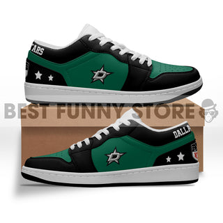 Gorgeous Simple Logo Dallas Stars Low Jordan Shoes