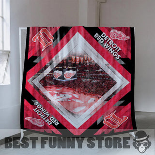Pro Detroit Red Wings Stadium Quilt For Fan