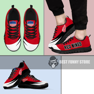 Awesome Gift Logo Detroit Red Wings Sneakers