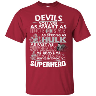 New Jersey Devils You're My Favorite Super Hero T Shirts