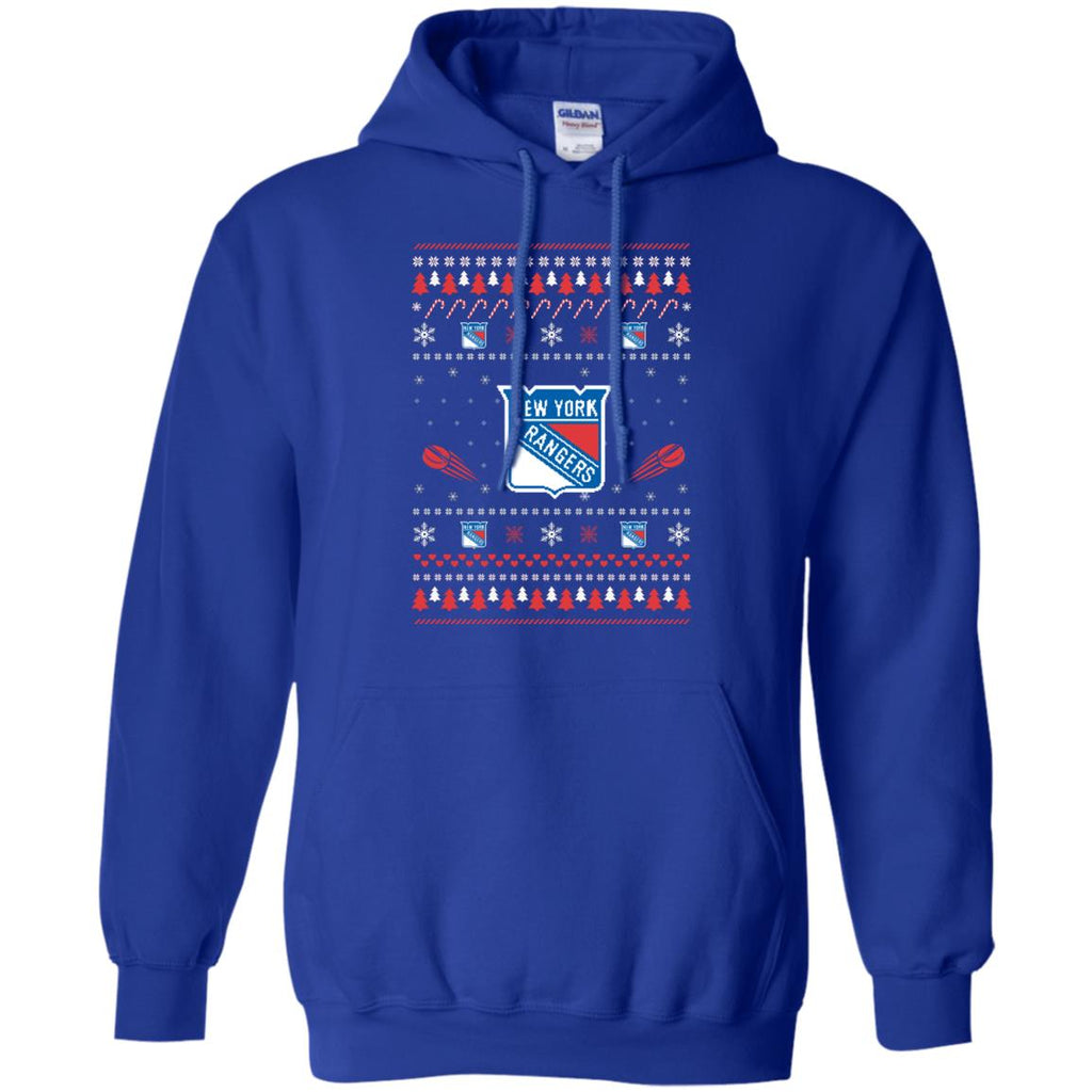 New York Rangers Stitch Knitting Style T Shirt