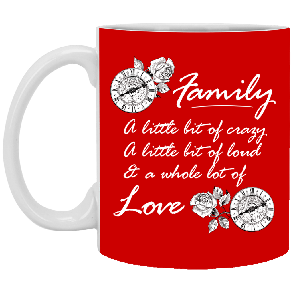A Little Bit Of Crazy Family Mugs