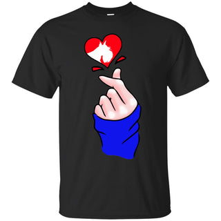 Heart Shape Schnauzer T Shirts