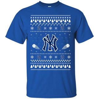 New York Yankees Stitch Knitting Style T Shirt