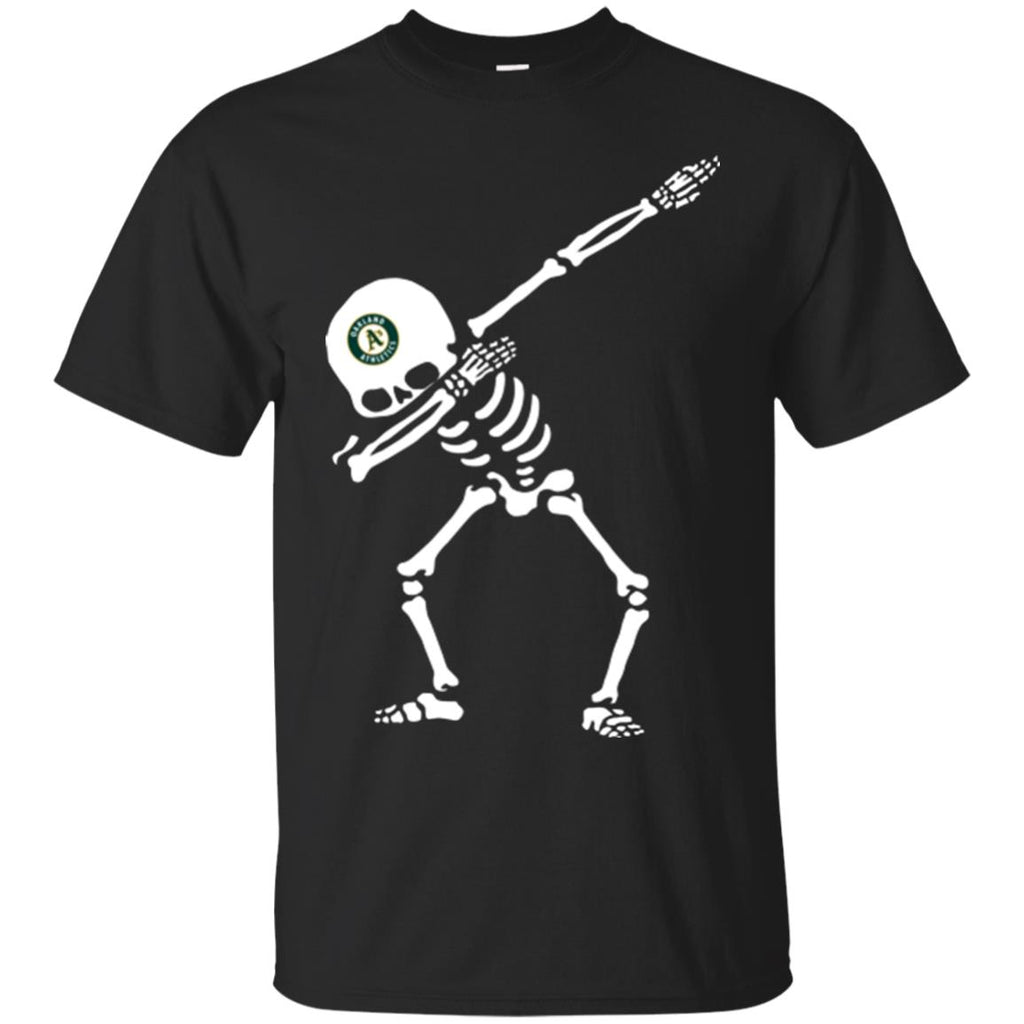 Dabbing Skull Oakland Athletics T Shirts