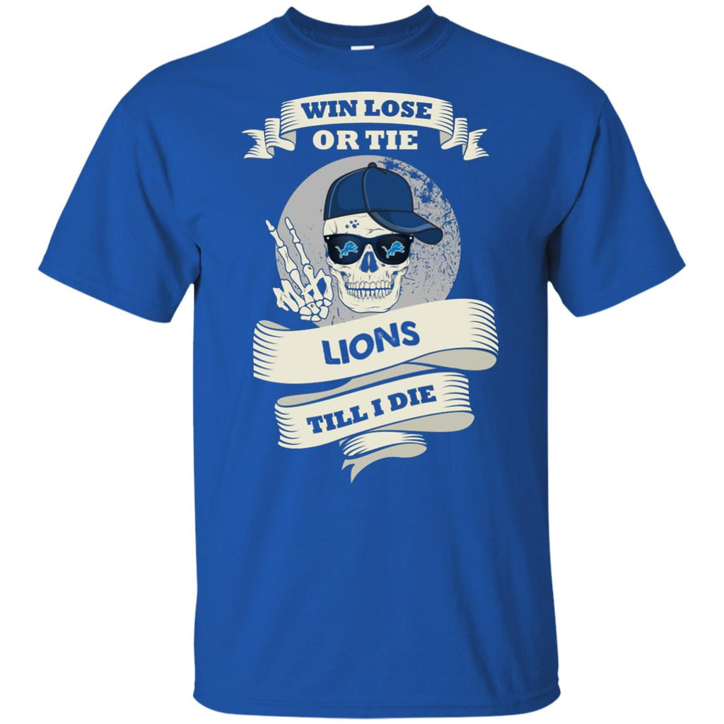 Skull Say Hi Detroit Lions T Shirts
