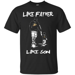Like Father Like Son Anaheim Ducks T Shirt