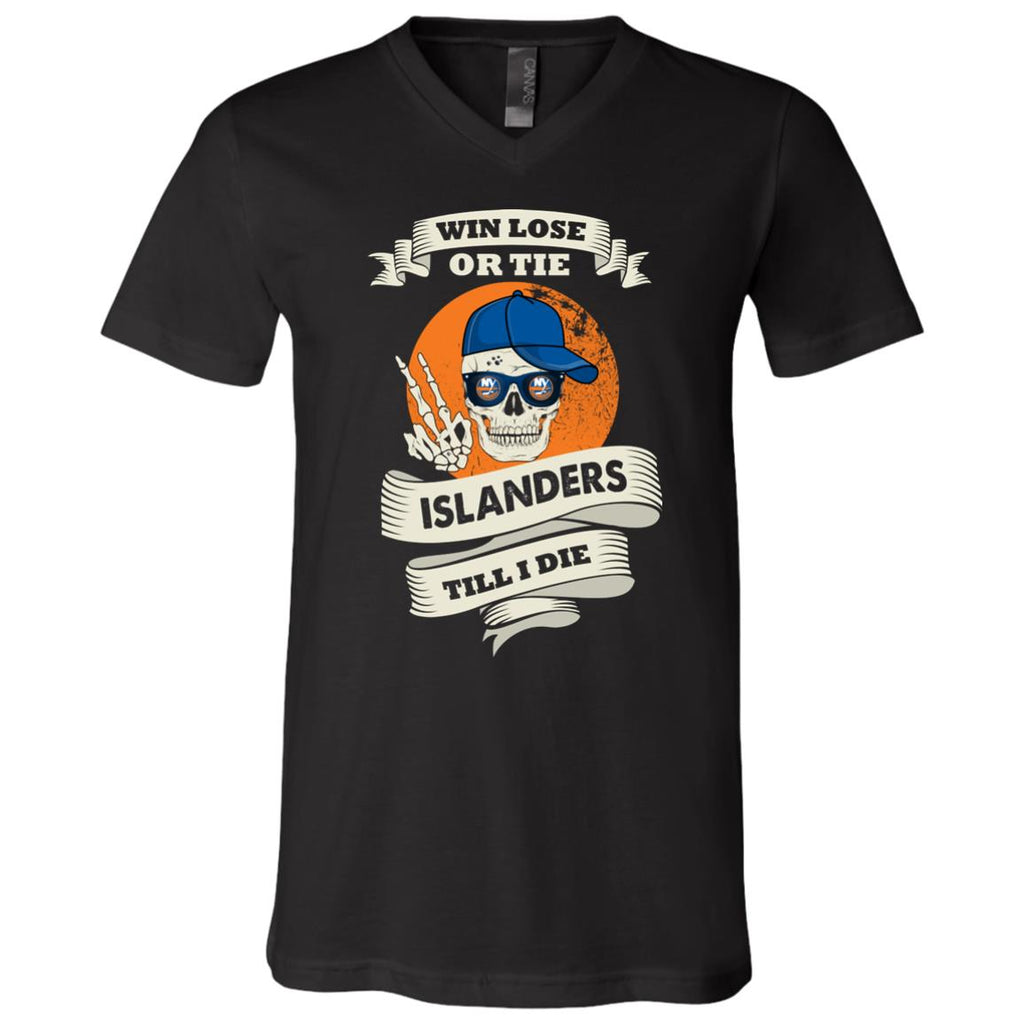 Skull Say Hi New York Islanders T Shirts
