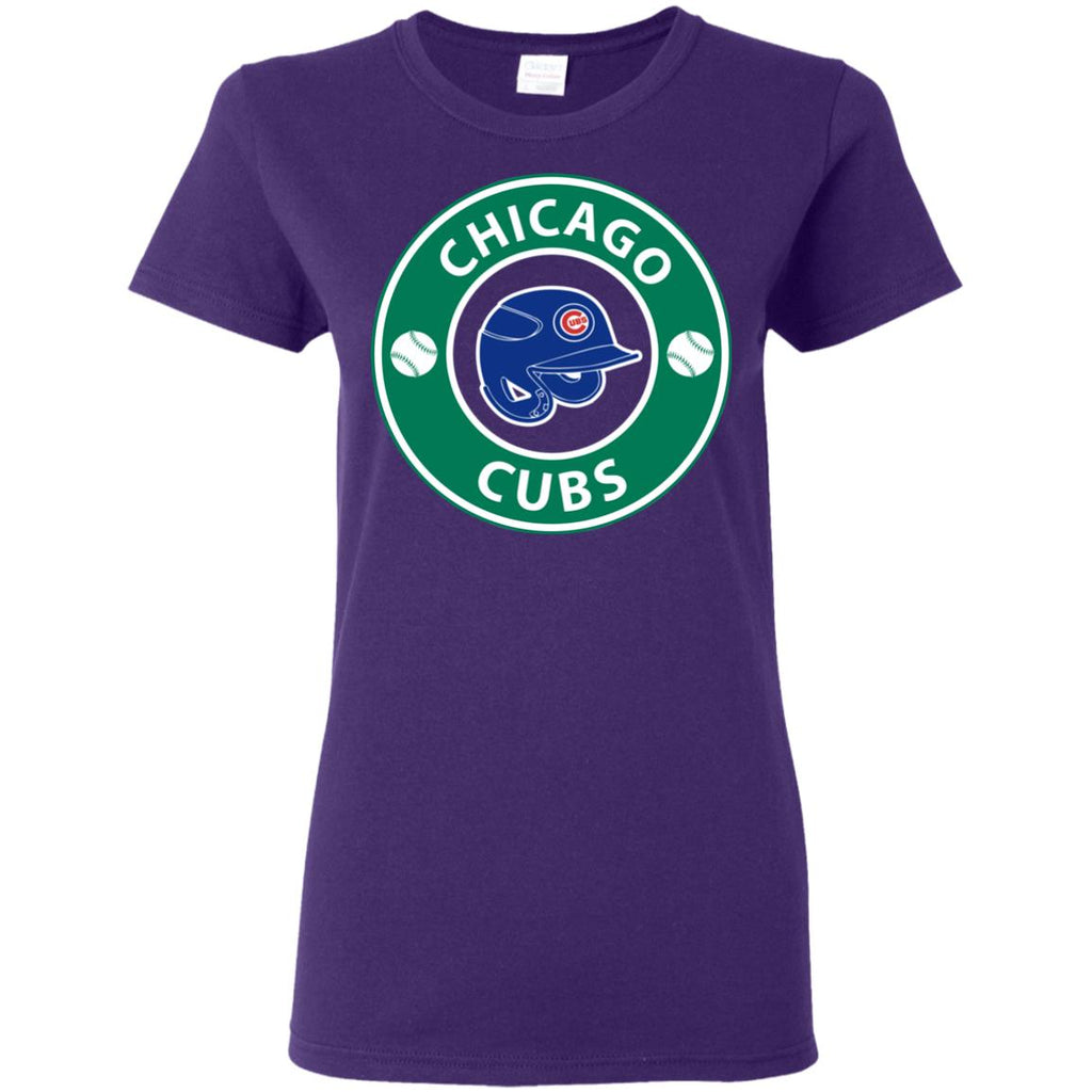 Starbucks Coffee Chicago Cubs T Shirts