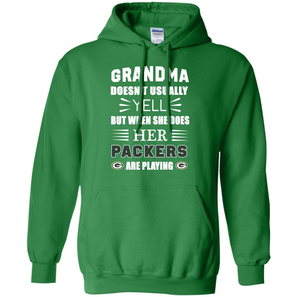 Grandma Doesn't Usually Yell Green Bay Packers T Shirts