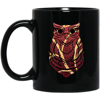 Beautiful Tribal Owl Print Mugs Ver 2