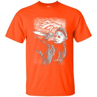 Michael Jason Myers Friday The 13th Denver Broncos Halloween T Shirts - Best Funny Store