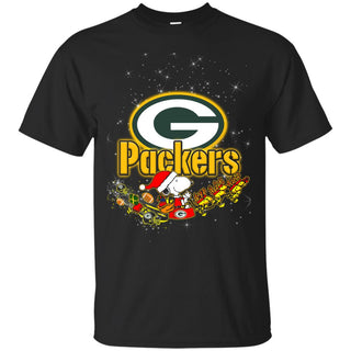 Snoopy Christmas Green Bay Packers T Shirts