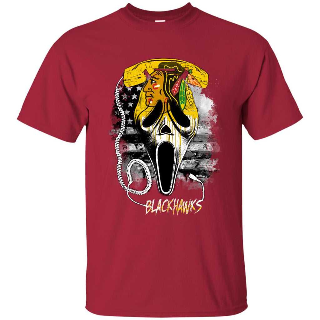 Scream Chicago Blackhawks T Shirts