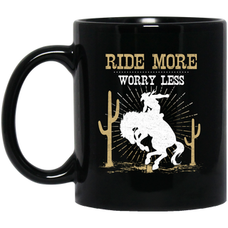 Ride More Worry Less Horse Mugs