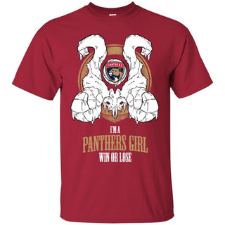 Florida Panthers Girl Win Or Lose T Shirts