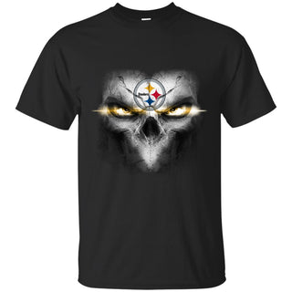 Pittsburgh Steelers Skulls Of Fantasy Logo T Shirts
