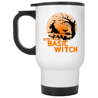 Don't Be A Basic Witch Schnauzer Travel Mugs