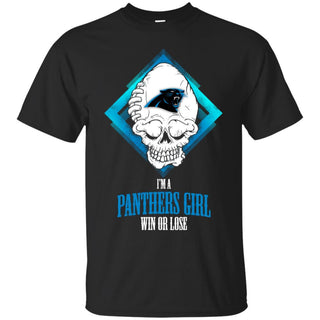 Carolina Panthers Girl Win Or Lose T Shirts
