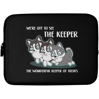 We're Off To See The Keeper Husky Laptop Sleeves