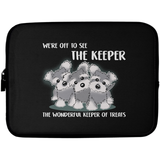 We're Off To See The Keeper Schnauzer Laptop Sleeves