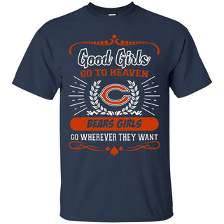 Good Girls Go To Heaven Chicago Bears Girls T Shirts