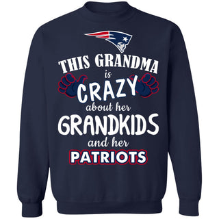 KHG-This Grandma Is Crazy About Her Grandkids And Her Patriots T Shirts