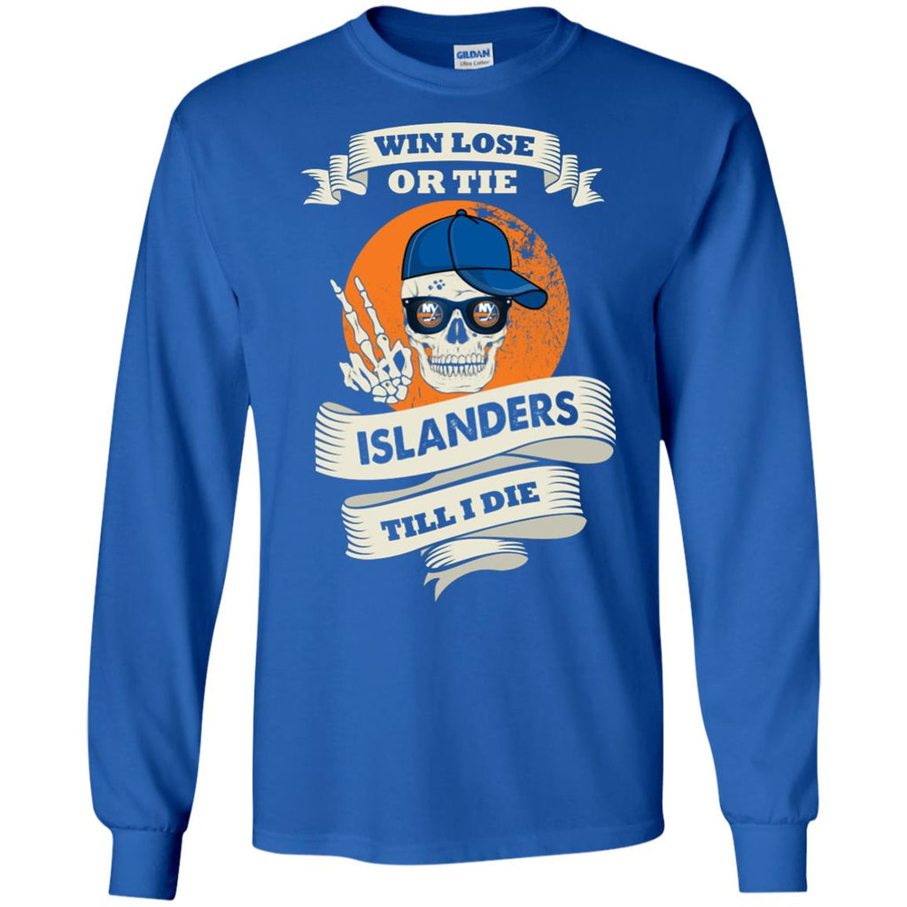 Skull Say Hi New York Islanders T Shirts