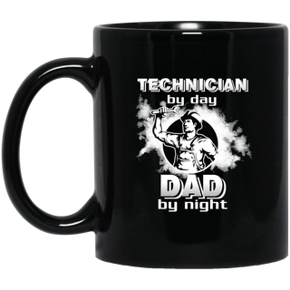 Technician By Day Dad By Night Mugs