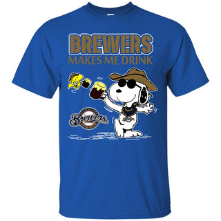 Milwaukee Brewers Makes Me Drinks T Shirts
