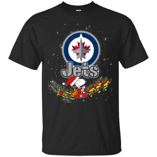 Snoopy Christmas Winnipeg Jets T Shirts