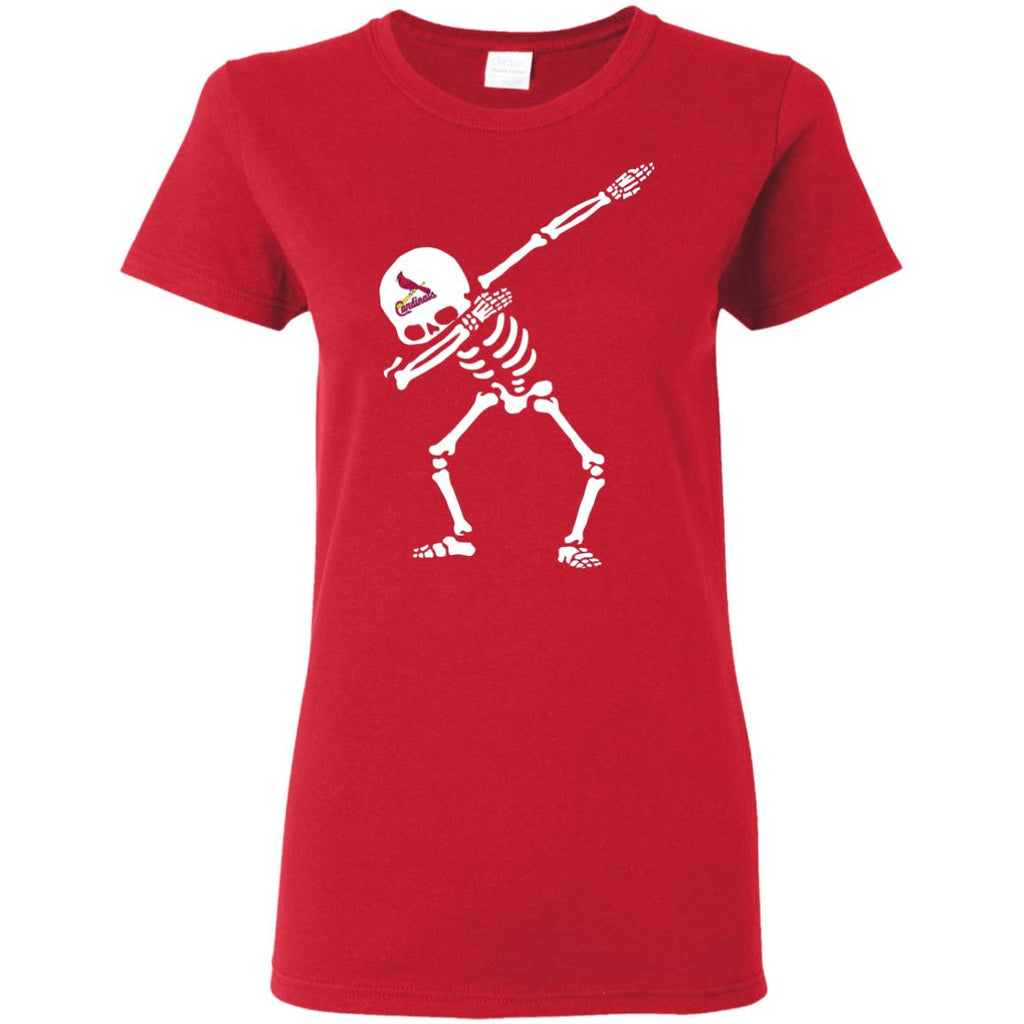Dabbing Skull St. Louis Cardinals T Shirts