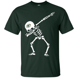Dabbing Skull Green Bay Packers T Shirts