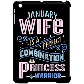 January Wife Combination Princess And Warrior Tablet Covers