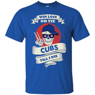 Skull Say Hi Chicago Cubs T Shirts