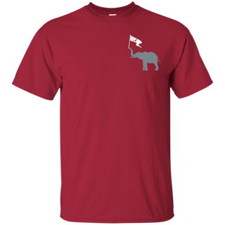 Elephant Flag Alabama Crimson Tide T Shirts