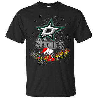 Snoopy Christmas Dallas Stars T Shirts